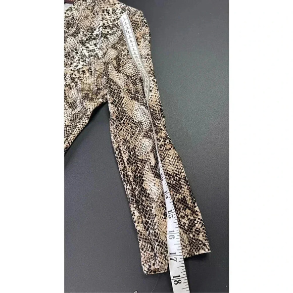 NWT Dana Buchman Womens Multi-Color Animal Print 3/4 Sleeve Midi Dress Size XS - Picture 9 of 13